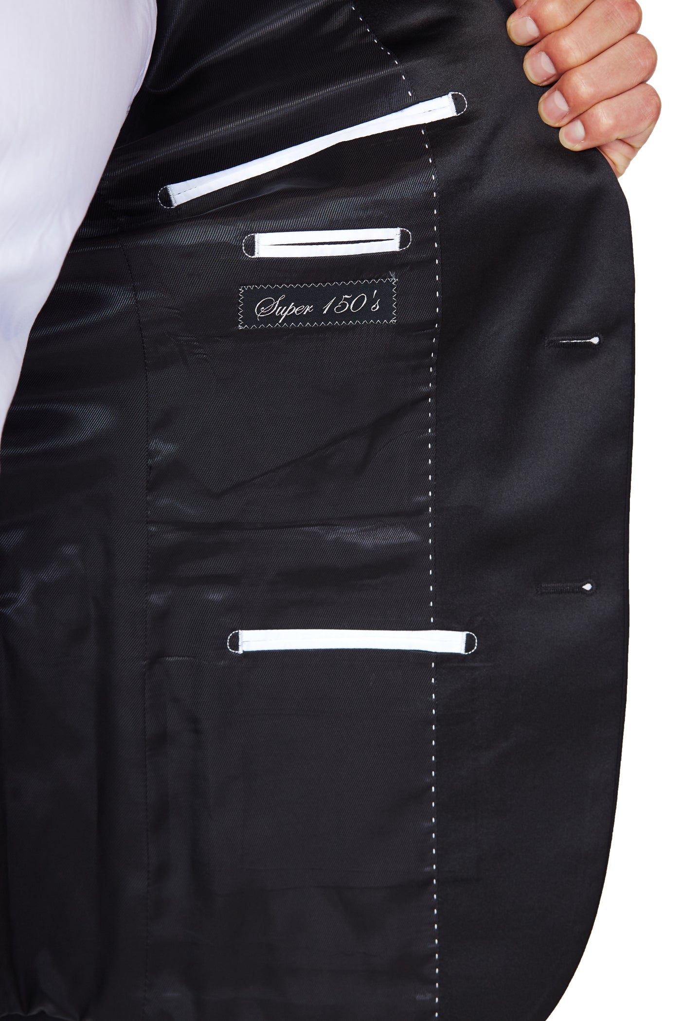 Black Notch Wool Tuxedo-The Suit Spot