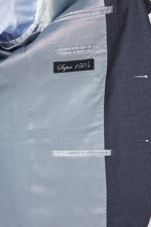Medium Grey Super 150's Wool Suit-The Suit Spot