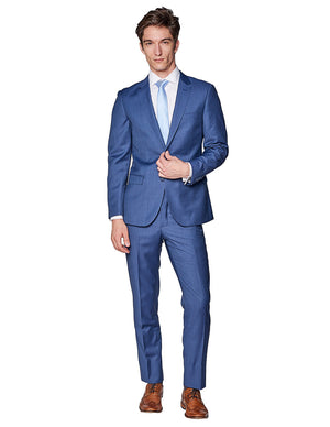 Royal Blue Super 150's Wool-The Suit Spot