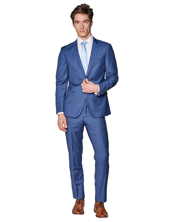 Light Grey Super 150's Wool Suit - The Suit Spot
