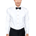 100% Premium White Tuxedo Shirt